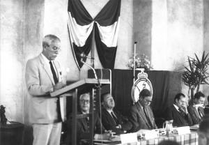 De vergadering van de Jagersvereniging in 1983